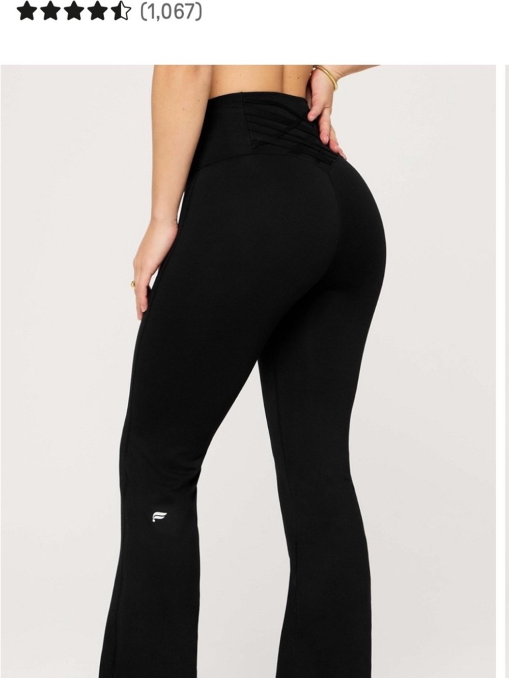 Fabletics Boost PowerHold High-Waist Flare Leggings NWT